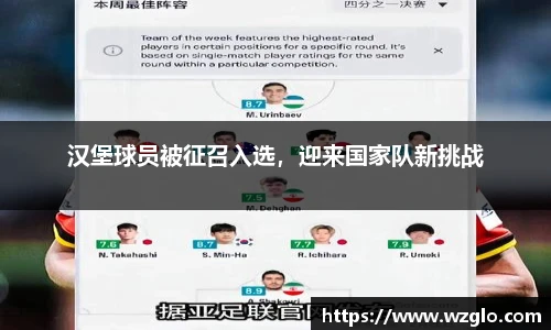 汉堡球员被征召入选，迎来国家队新挑战